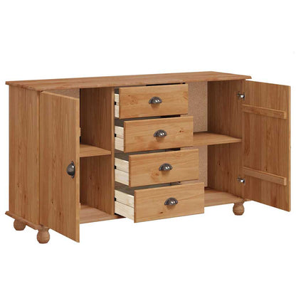 Credenza con cassetto ASKIM Marrone 133.5 x 40 x 79 cm - homemem39