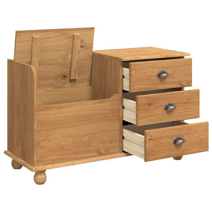 Panchina con contenitore ASKIM Marrone 100 x 39 x 62 cm | homemem39