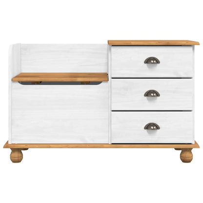 Panchina con contenitore ASKIM Bianco 100 x 39 x 62 cm | homemem39