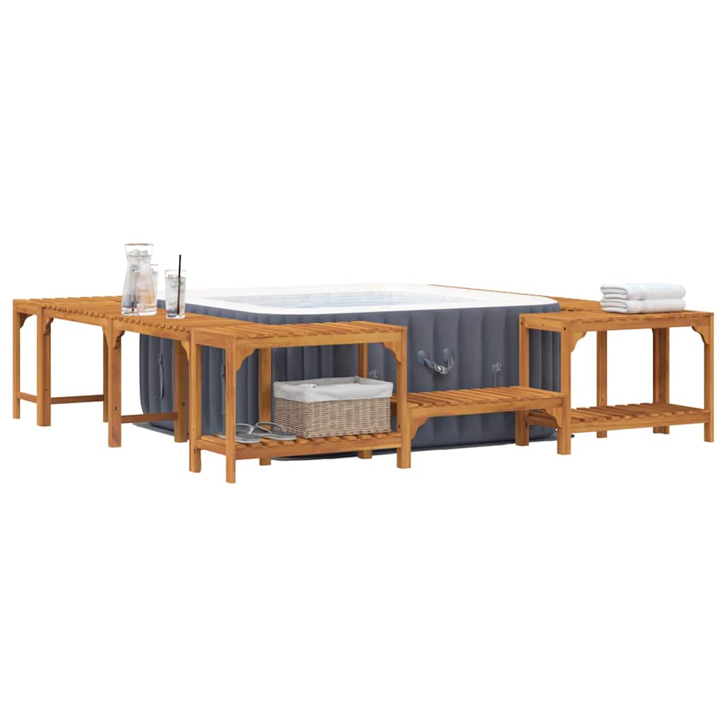 Circonferenza per Vasca Idromassaggio Marrone 230 x 230 cm | homemem39