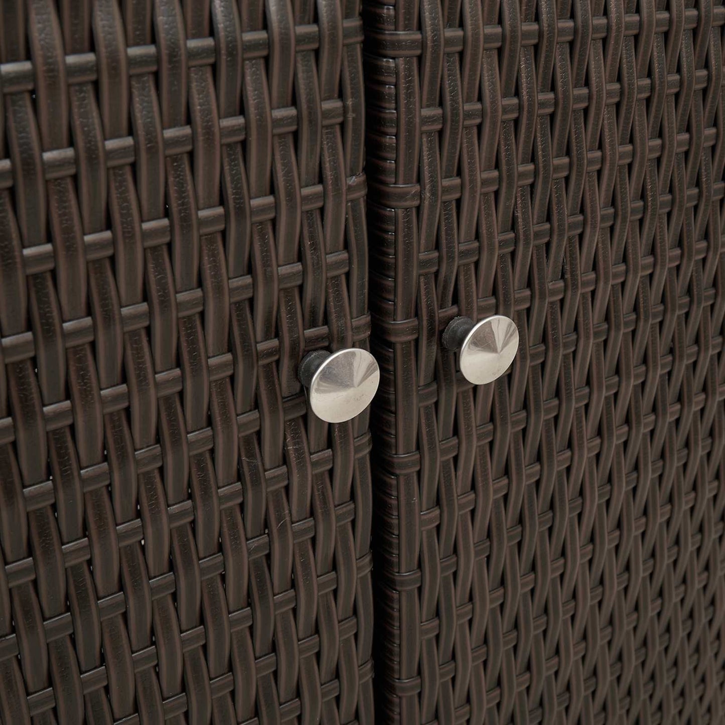 Armadio con lo scaffale Marrone 100 x 36 x 102 cm Rattan