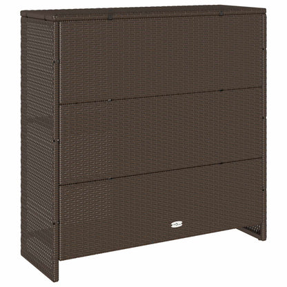 Armadio con lo scaffale Marrone 100 x 36 x 102 cm Rattan