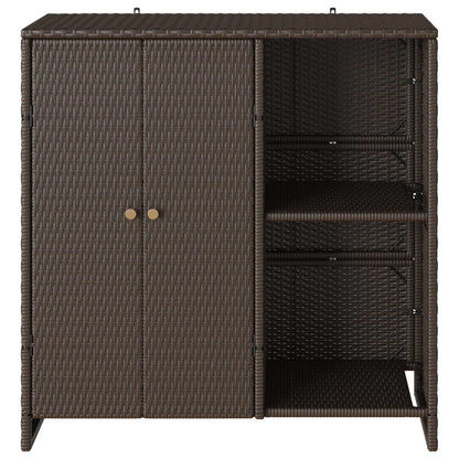Armadio con lo scaffale Marrone 100 x 36 x 102 cm Rattan