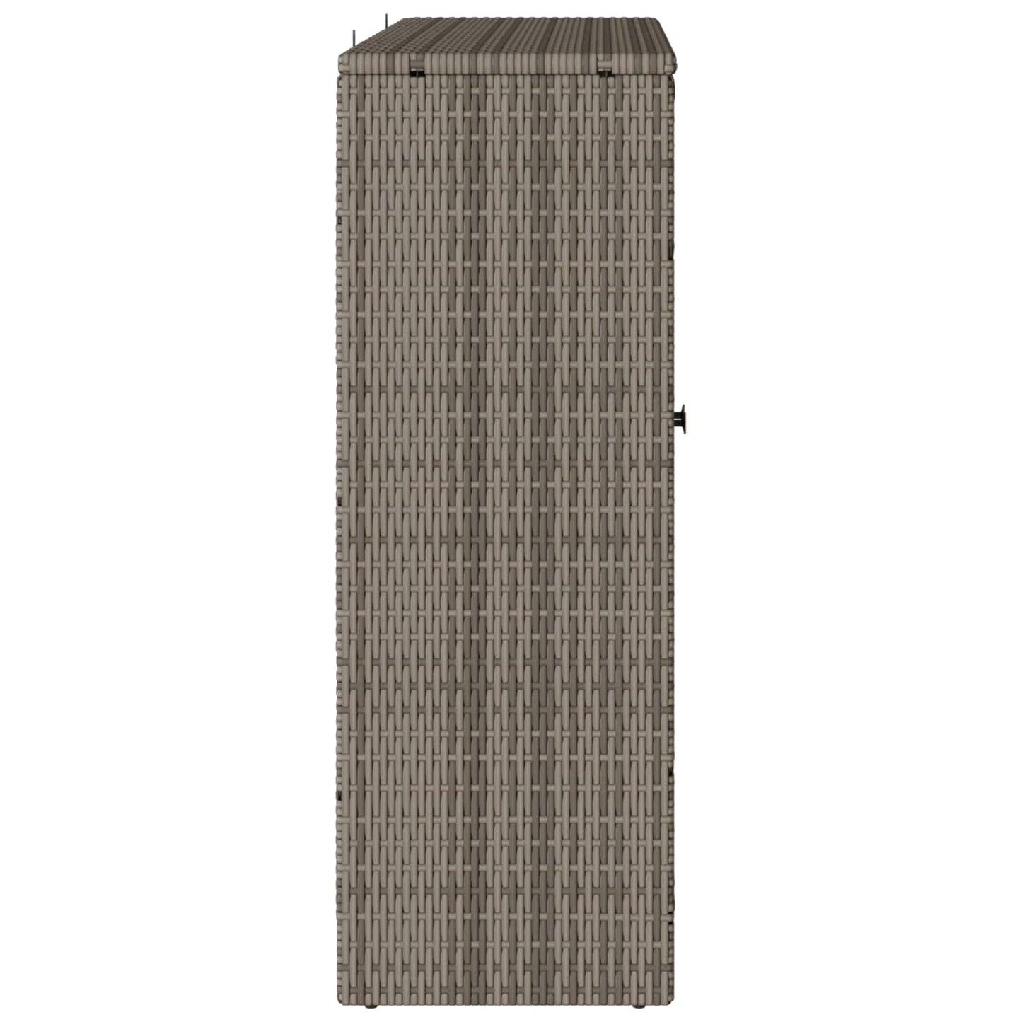 Armadio con lo scaffale Grigio 100 x 36 x 102 cm Rattan