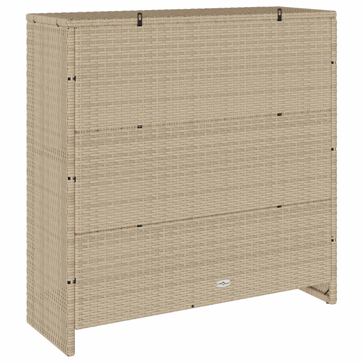 Armadio con lo scaffale Beige 100 x 36 x 102 cm Rattan