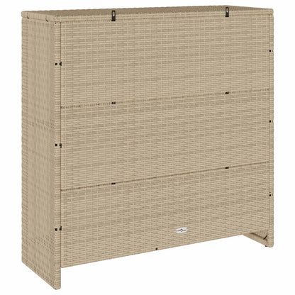Armadio con lo scaffale Beige 100 x 36 x 102 cm Rattan