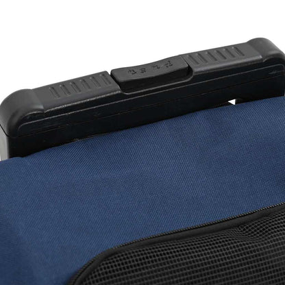 Carrello per animali domestici 3 in 1 Design Blu 48x32x(57-106) cm Tessuto Oxford