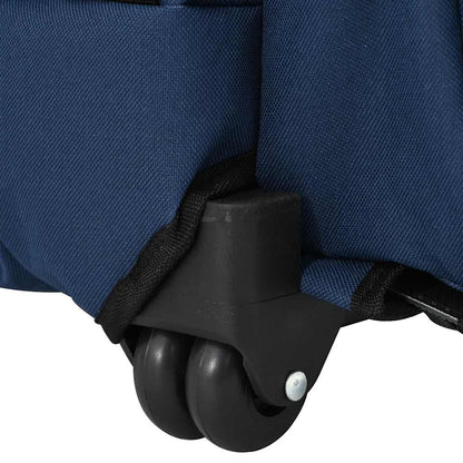 Carrello per animali domestici 3 in 1 Design Blu 48x32x(57-106) cm Tessuto Oxford