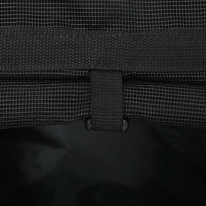 Carrello per Animali 3 in 1 Design Nero 48x32x57 cm Tessuto Oxford - homemem39