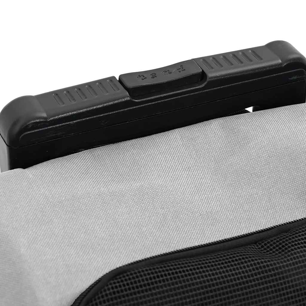 Carrello per animali domestici 3 in 1 design grigio 48x32x57 cm tessuto Oxford - homemem39