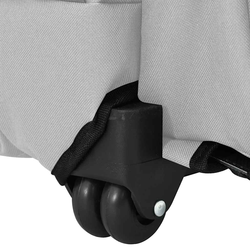 Carrello per animali domestici 3 in 1 design grigio 48x32x57 cm tessuto Oxford - homemem39