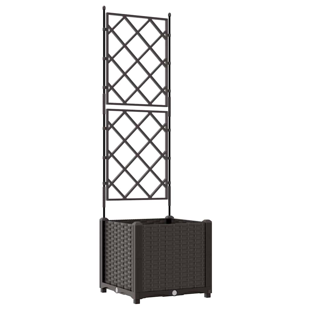 Vaso da giardino Marrone 40 x 40 x 143 cm PP | homemem39