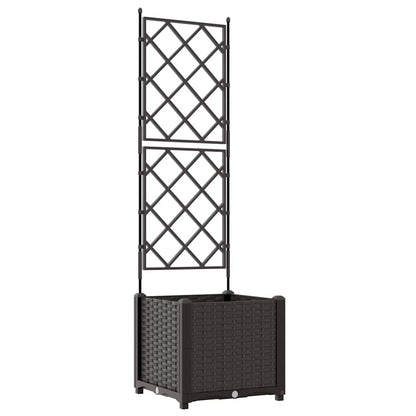 Vaso da giardino Marrone 40 x 40 x 143 cm PP | homemem39
