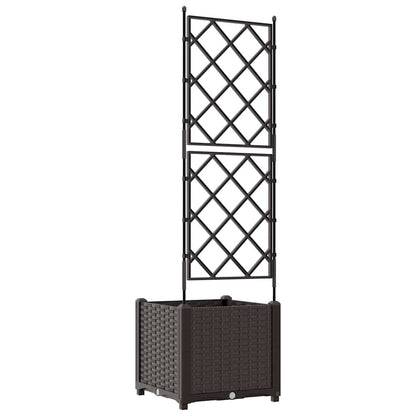 Vaso da giardino Marrone 40 x 40 x 143 cm PP | homemem39