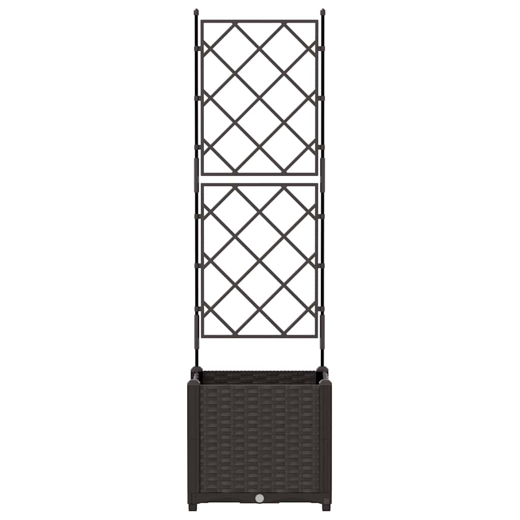 Vaso da giardino Marrone 40 x 40 x 143 cm PP | homemem39