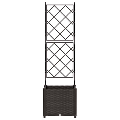Vaso da giardino Marrone 40 x 40 x 143 cm PP | homemem39