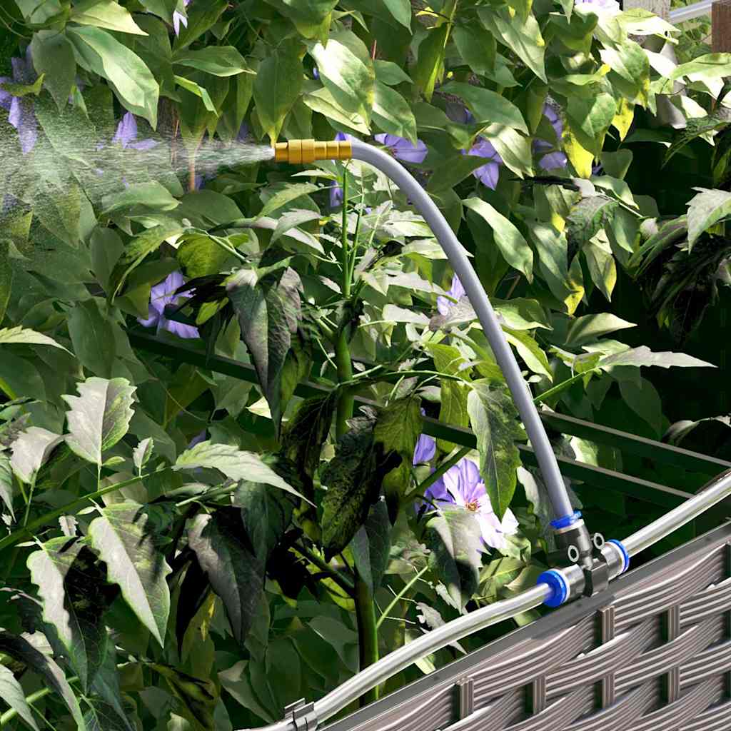 Vaso da giardino 2 pz Marrone 80 x 40 x 37,5 cm PP