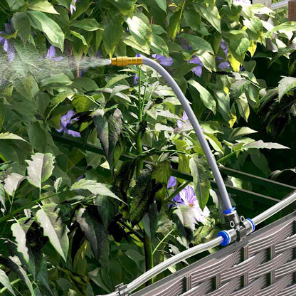 Vaso da giardino 2 pz Marrone 80 x 40 x 37,5 cm PP