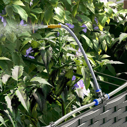 Vaso da giardino 2 pcs Nero Acciaio