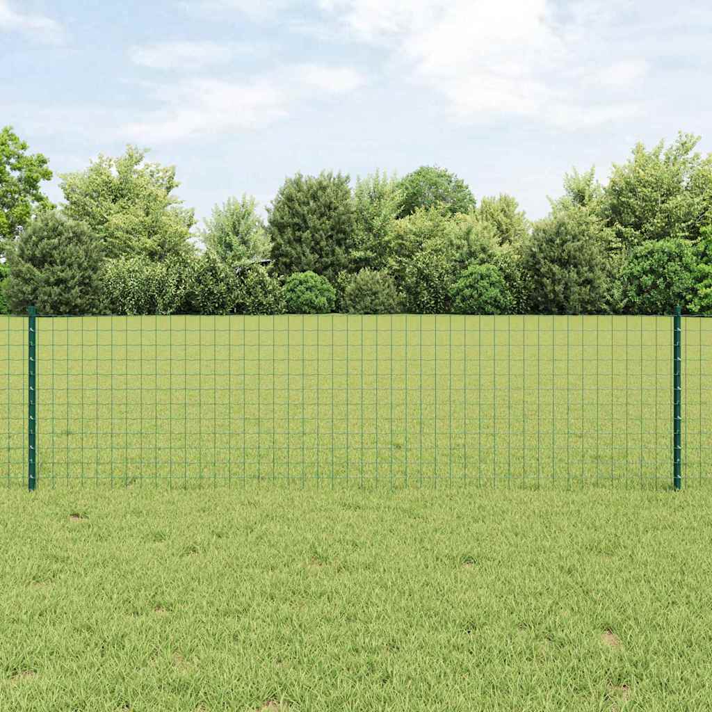 Palo per recinzione interrato 5 pcs Verde 100 cm
