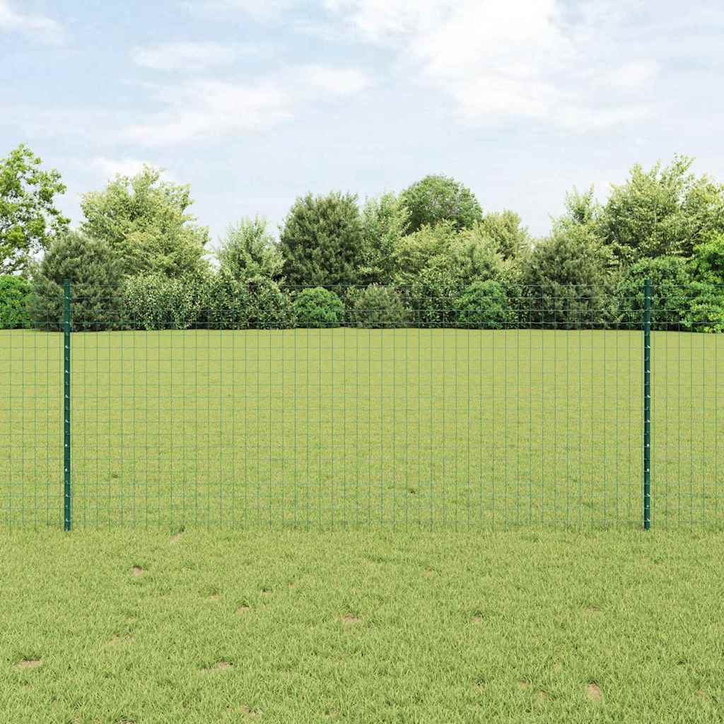 Palo per recinzione interrato 11 pcs Verde 140 cm