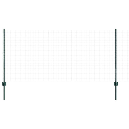 Palo per recinzione interrato 11 pcs Verde 140 cm