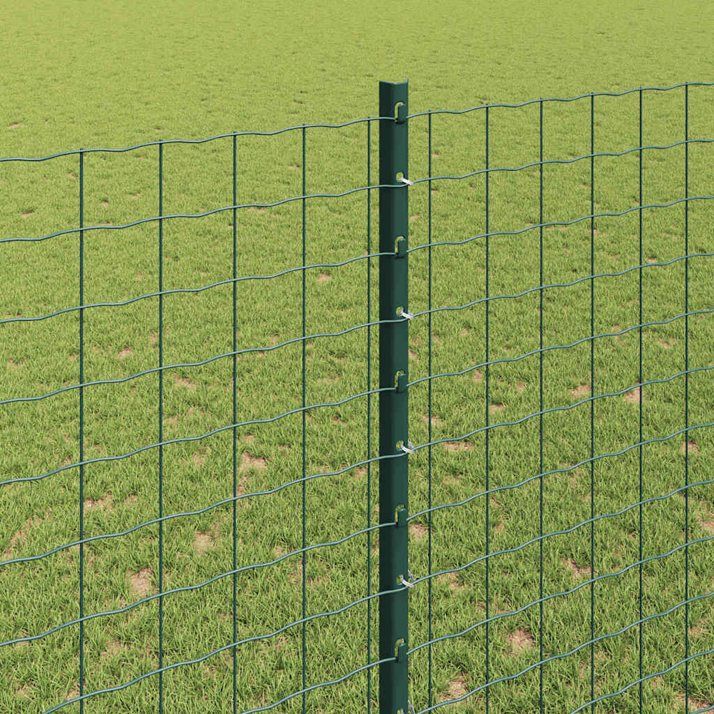 Palo per recinzione interrato 5 pcs Verde 200 cm