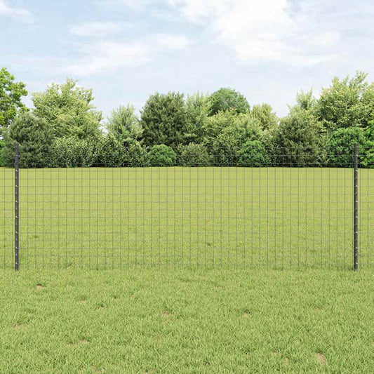Palo per recinzione interrato 5 pcs Grigio 120 cm