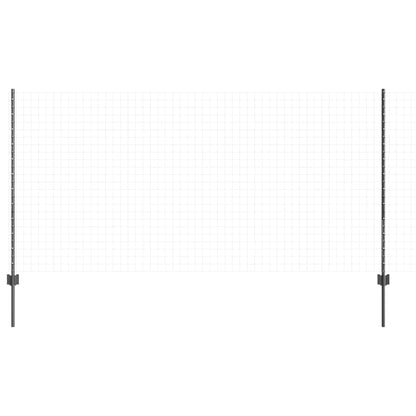 Palo della recinzione 5 pcs Grigio 120 cm Acciaio | homemem39