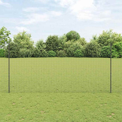 Palo della recinzione 11 pcs Grigio 160 cm Acciaio | homemem39