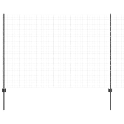 Palo della recinzione 11 pcs Grigio 160 cm Acciaio | homemem39