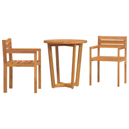Set da pranzo da giardino a 3 pz in Legno Massello di Acacia | homemem39