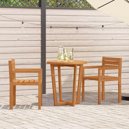 Set da pranzo da giardino a 3 pz in Legno Massello di Acacia
