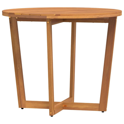 Set da pranzo da giardino da 5 pz in Legno Massello di Acacia