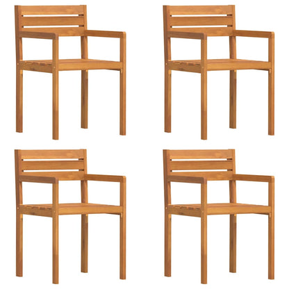 Set da pranzo da giardino da 5 pz in Legno Massello di Acacia