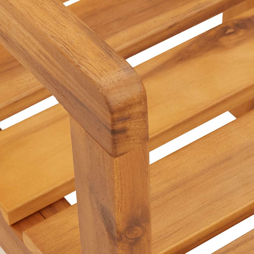 Set da pranzo da giardino da 5 pz in Legno Massello di Acacia