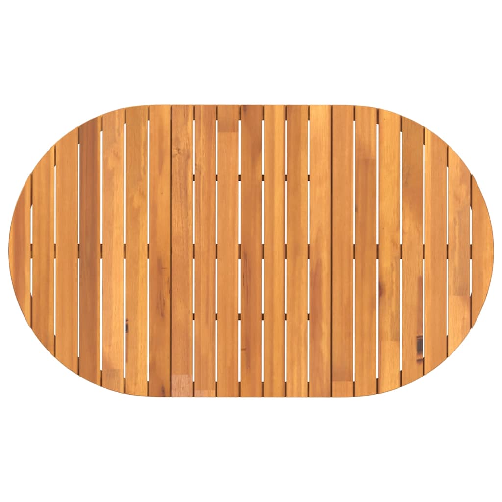 Set da pranzo da giardino da 5 pz in Legno Massello di Acacia