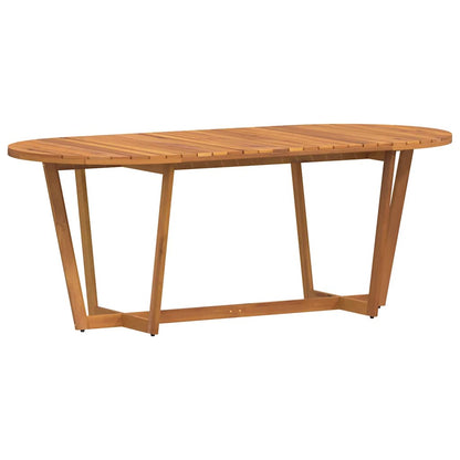 Set da pranzo da giardino da 7 pz in Legno Massello di Acacia