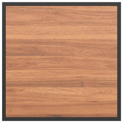 Tavolino da salotto Nero e Marrone 55 x 55 x 35 cm