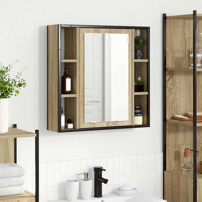 Mobiletto per specchio Rovere Sonoma 60 x 16 x 60 cm | homemem39