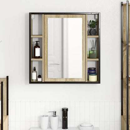 Mobiletto per specchio Rovere Sonoma 60 x 16 x 60 cm | homemem39