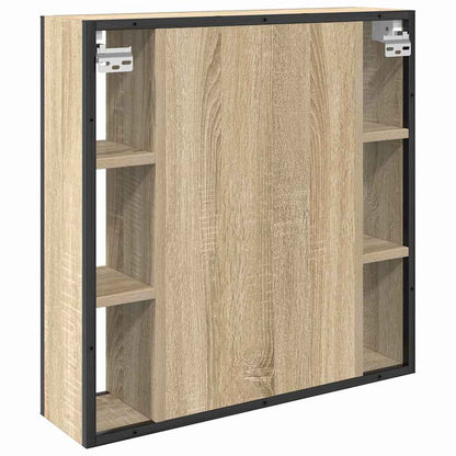 Mobiletto per specchio Rovere Sonoma 60 x 16 x 60 cm | homemem39