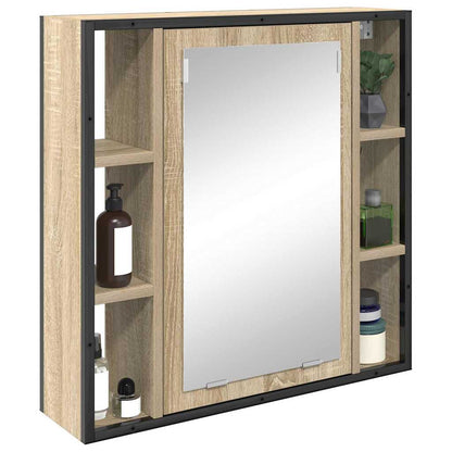 Mobiletto per specchio Rovere Sonoma 60 x 16 x 60 cm | homemem39