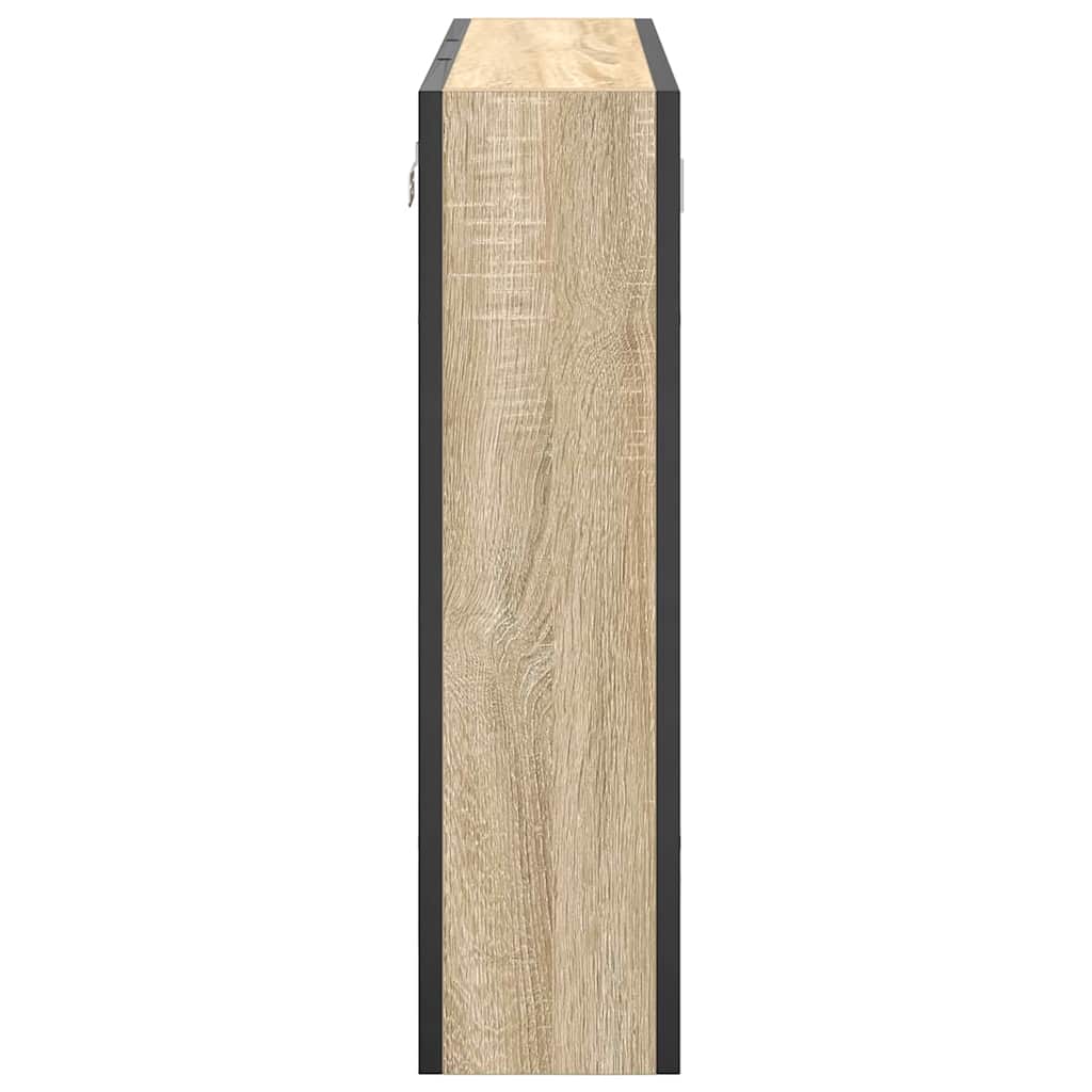 Mobiletto per specchio Rovere Sonoma 60 x 16 x 60 cm | homemem39