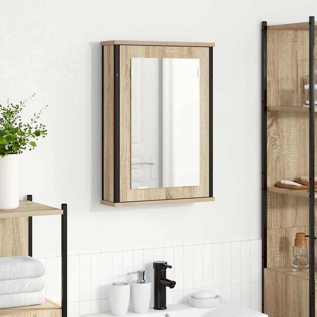 Mobiletto per specchio Rovere Sonoma 42 x 12 x 60 cm | homemem39