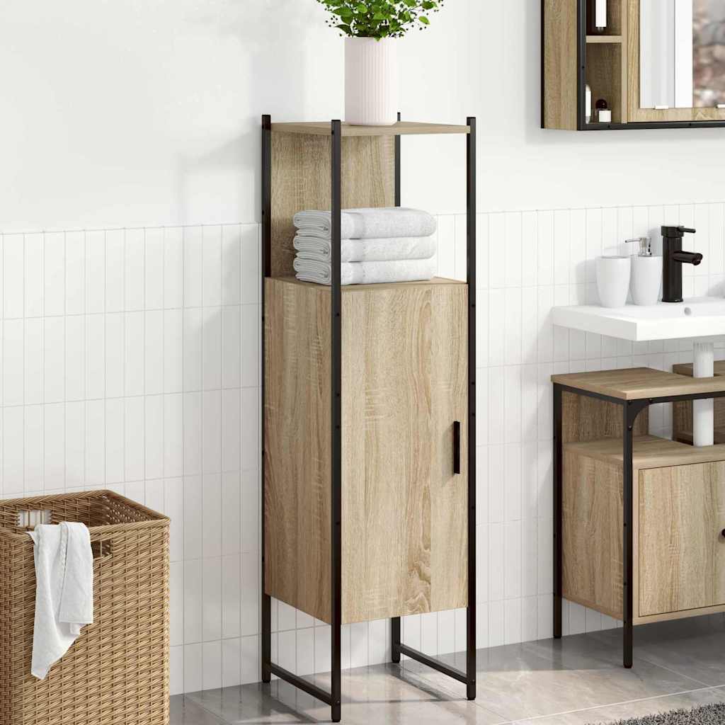 Mobile da Bagno Beige 33 x 33 x 120,5 cm Legno ingegnerizzato