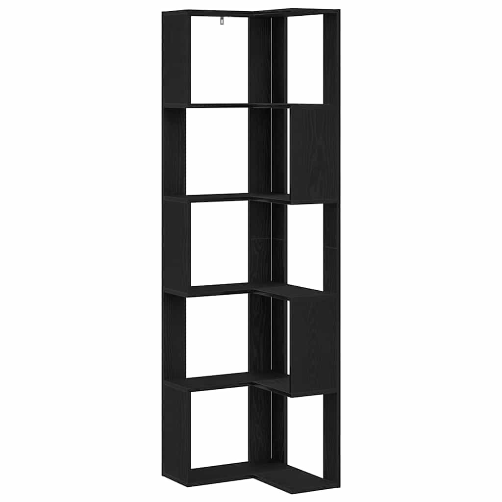 Libreria Rovere Nero 50 x 50 x 179 cm