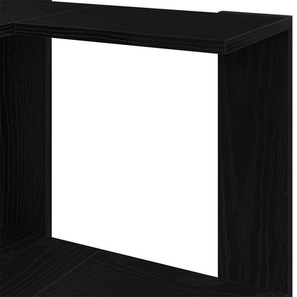 Libreria Rovere Nero 50 x 50 x102 cm