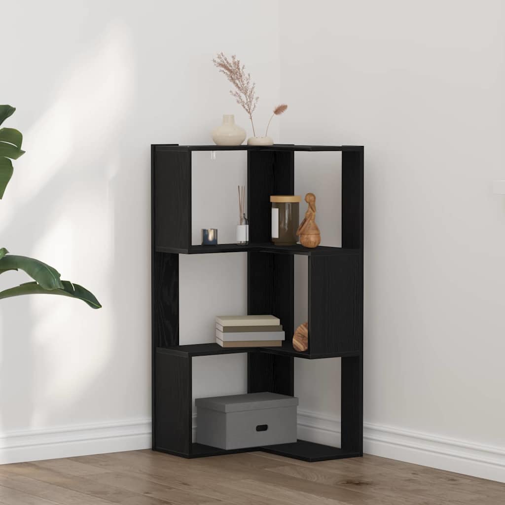 Libreria Rovere Nero 50 x 50 x102 cm