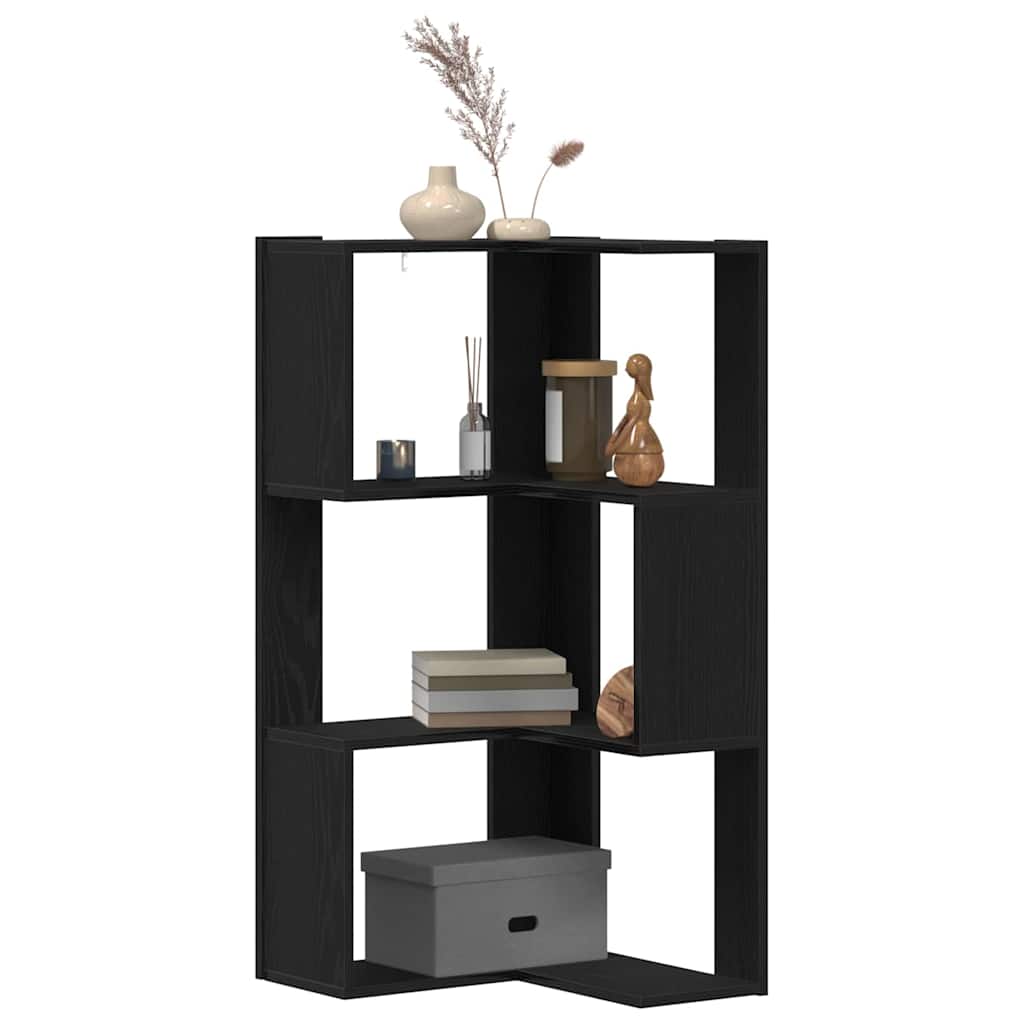 Libreria Rovere Nero 50 x 50 x102 cm